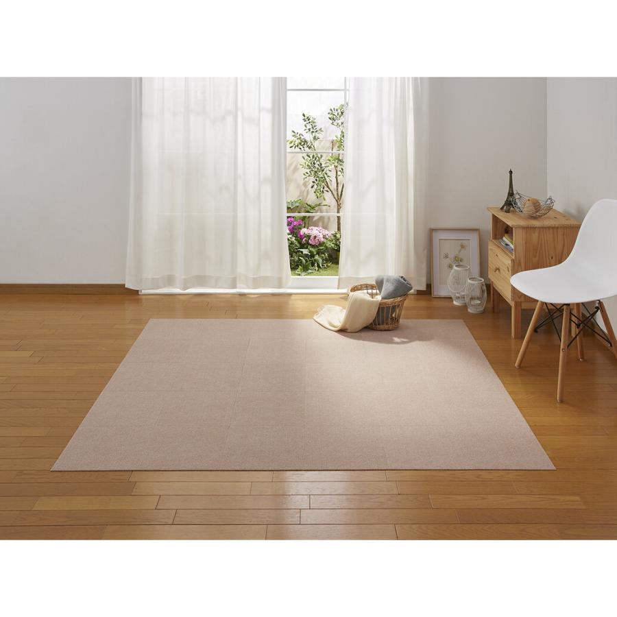 サンコー おくだけ吸着 ペット用撥水タイルマット 30×30cm 同色