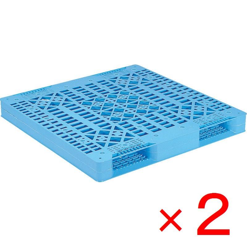 法人限定」サンコー プラスチックパレット 1300X1300X140mm R2-1313