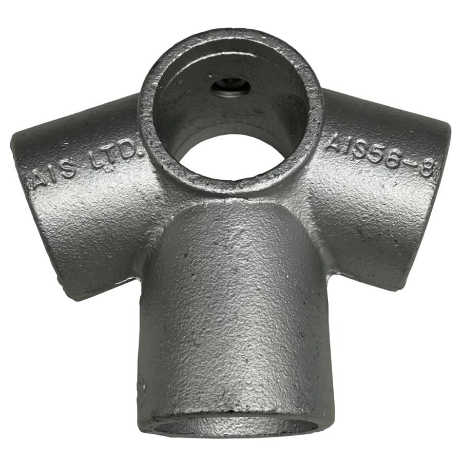 単位足らんのすけど商品2 単管パイプ 金具 ジョイント 屋根用棟金具 AIS56-8 ×10個 ケース販売