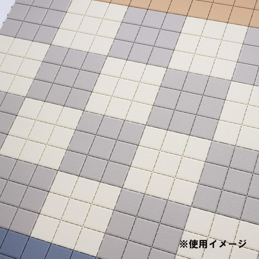 ワタナベ工業 ジョイント式床材 システムエコタイル オフホワイト 30 