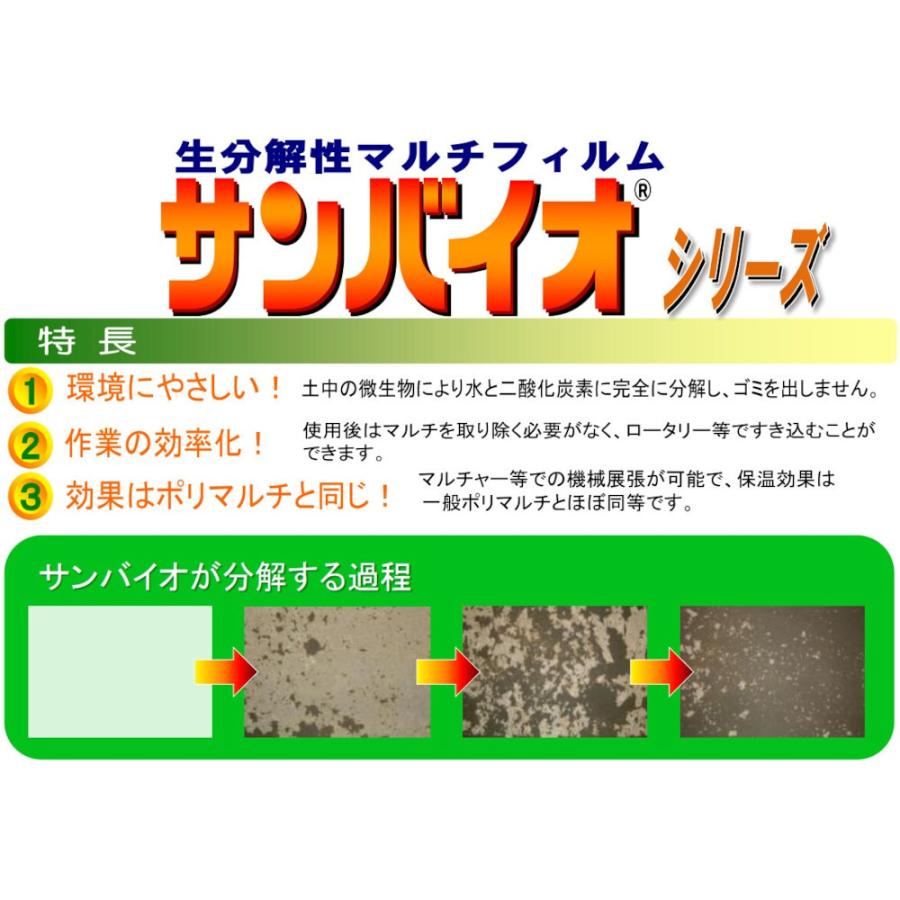 法人限定」サンプラック工業 サンバイオ 黒 150cm×200m×12本 セット