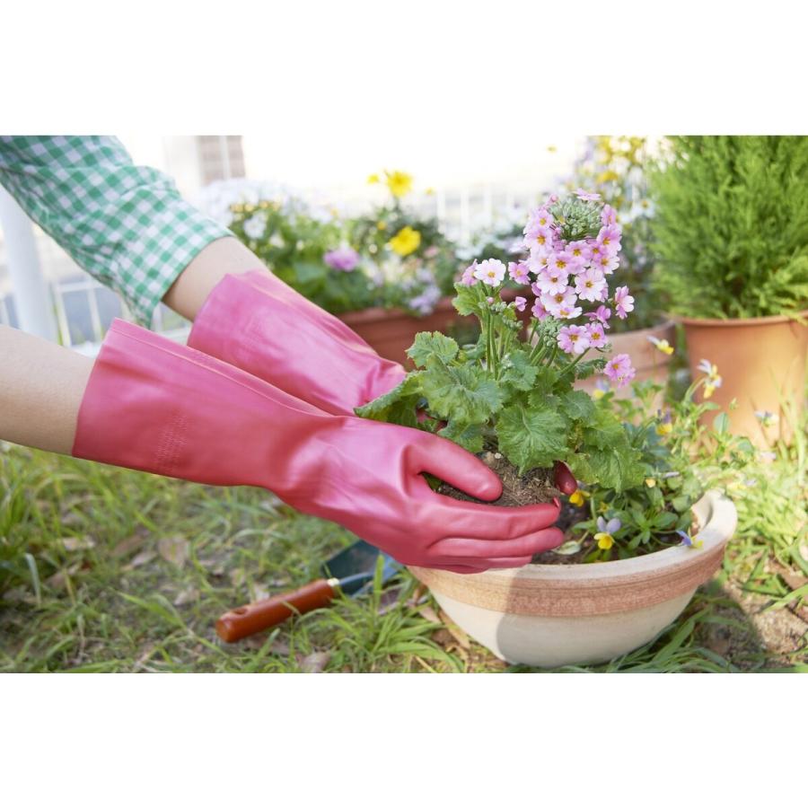 ダンロップ 樹から生まれた手袋 リッチネ 厚手 M ピンク ×5個 セット販売 | DUNLOP | 02