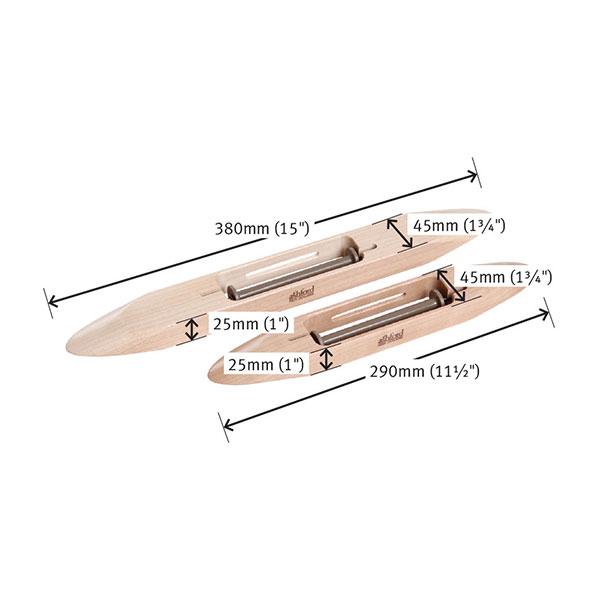アシュフォード ボートシャトル38cm（旧タイプ） ラッカー塗装 ＜手織り機 杼 シャトル ashford＞ |  | 01