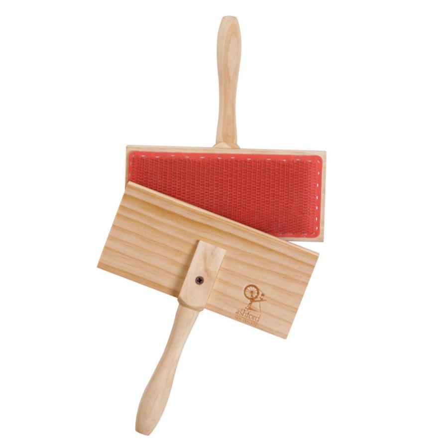 アシュフォード ハンドカーダーS 白木 ＜紡ぎ車 紡ぎ カード カー