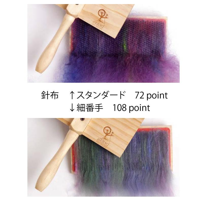 アシュフォード社 スモールハンドカーダー Standard 72point 10%off】・アシュフォード社 スモールハンドカーダー Standard