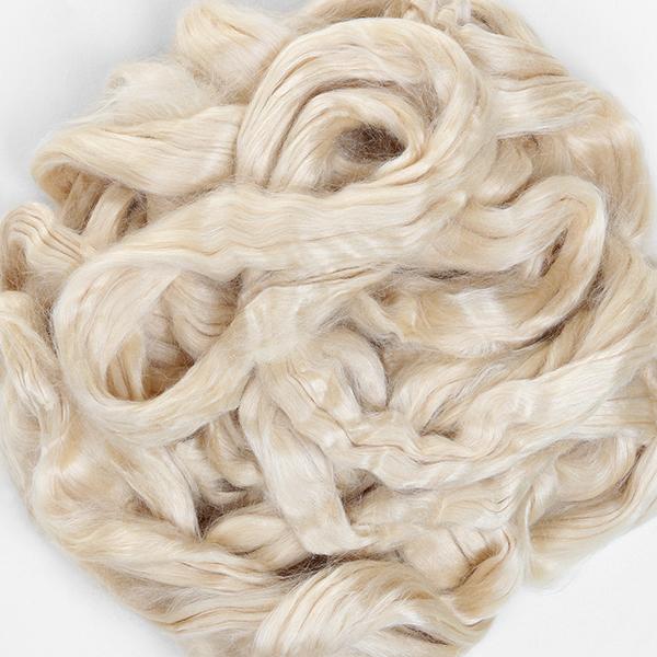 アシュフォード タッサーシルクスライバー100g ＜紡毛 紡ぎ 染め 羊毛 フェルト ashford＞ | 