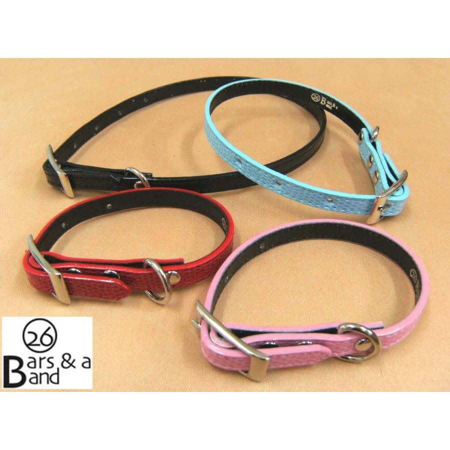 26 Bars & a Band ブリングカラー/スネークスキン・カラーMサイズ【メール便可】 ＜犬服 ワンコ＞ | 