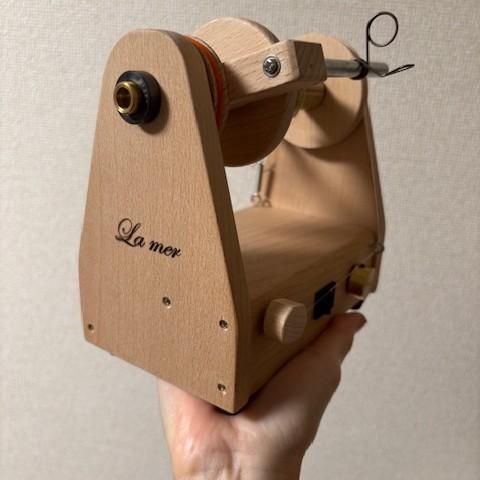 スピニー” ラ・メール 小さな電動紡ぎ機 ＜ 紡ぎ 電動 紡毛機 糸紡ぎ