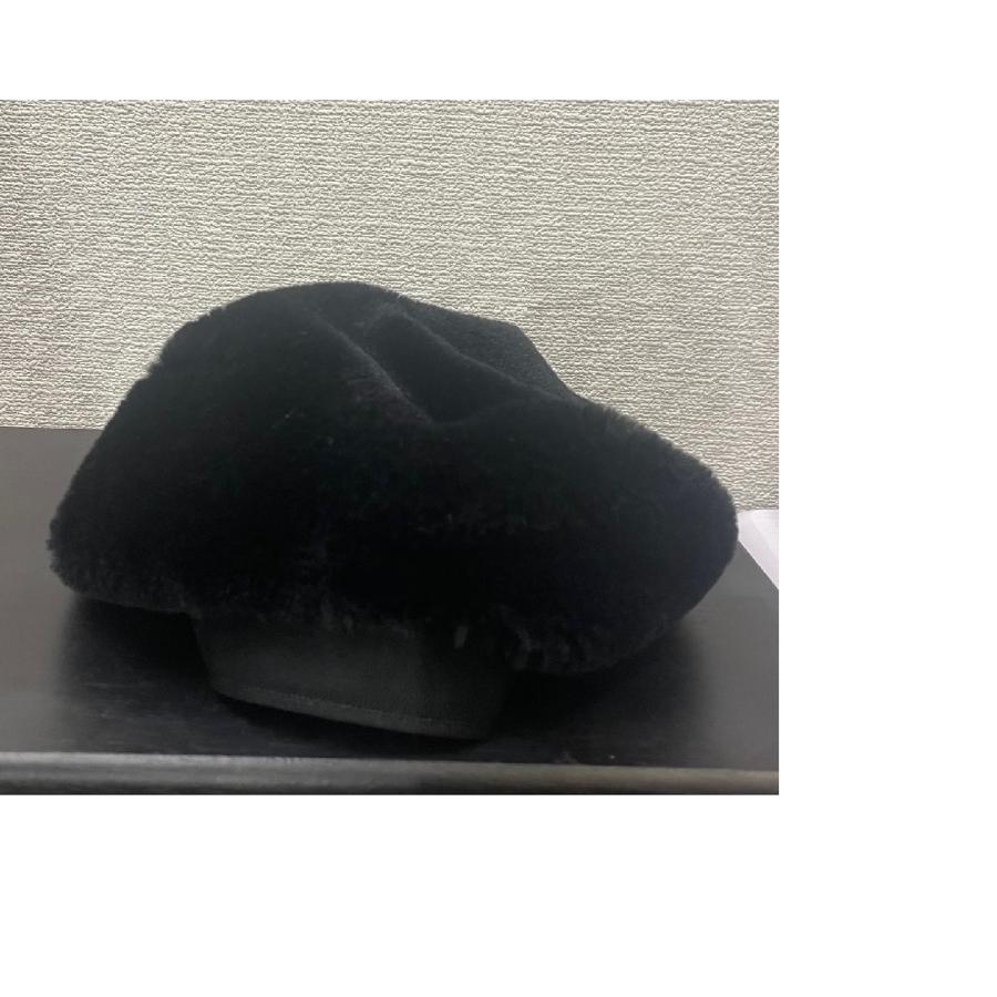 ベレー帽　フェイクファー　ブラック　クリックポスト配送 |  | 02