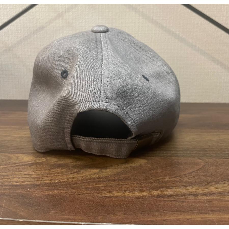 ユニセックス　キャップ　野球帽　グレー　ワッペン付き　クリックポスト配送 |  | 02