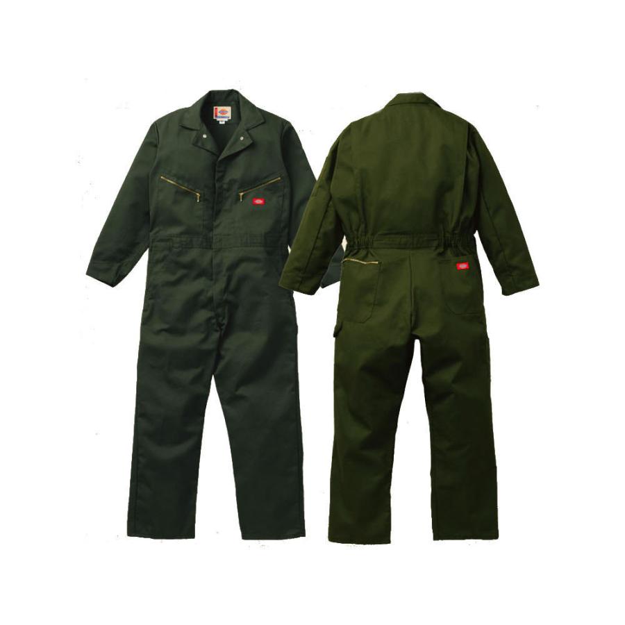 90s US古着 Dickies つなぎ カバーオール L カーキ 無地長袖 【公式通販】