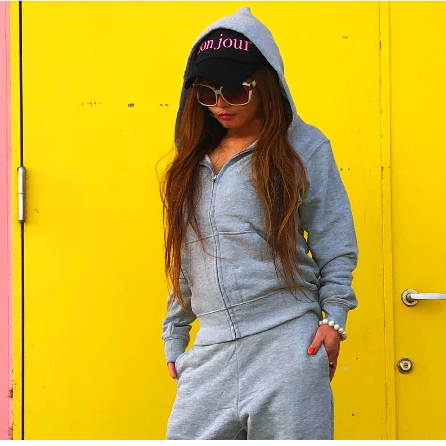 【送料無料】スウェット　裏毛　ジップアップ　パーカー　長袖　レディース　メンズ　カジュアル |  | 03