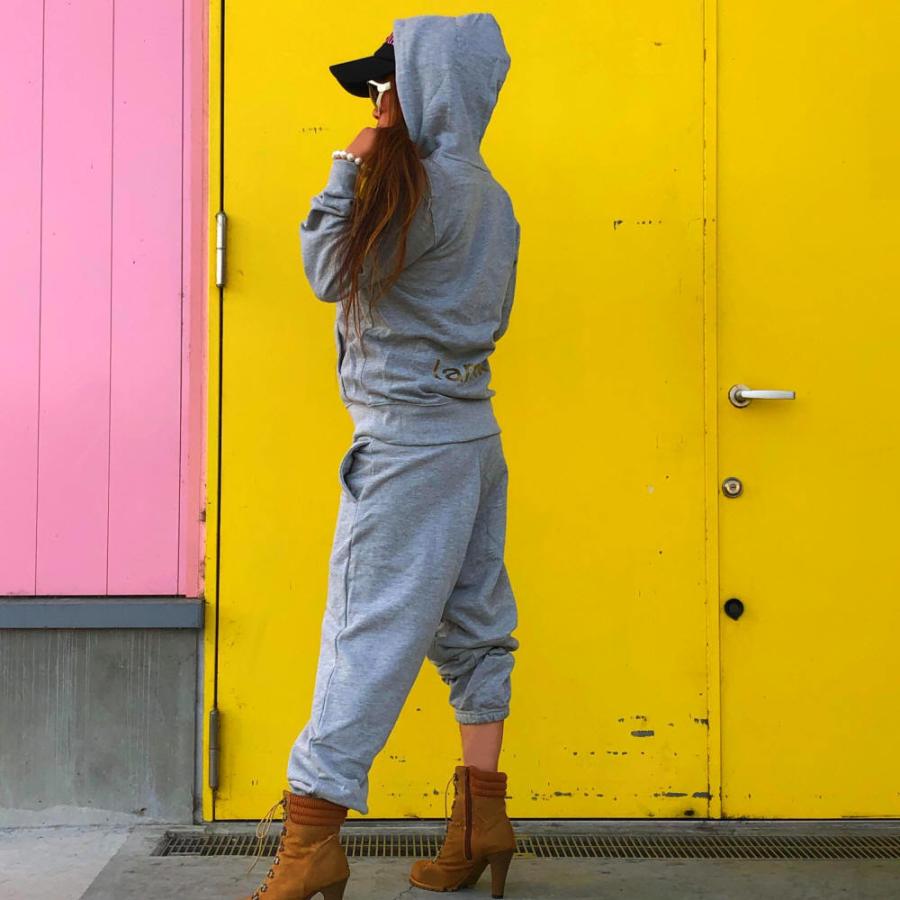 【送料無料】スウェット　裏毛　ジップアップ　パーカー　長袖　レディース　メンズ　カジュアル |  | 06