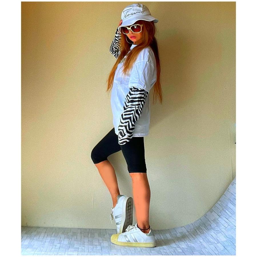 d.i.a. ゼブラ柄　長袖Tシャツ　トップス d.i.a. ゼブラ柄 長袖Tシャツ トップス d.i.a. ゼブラ柄 長袖Tシャツ