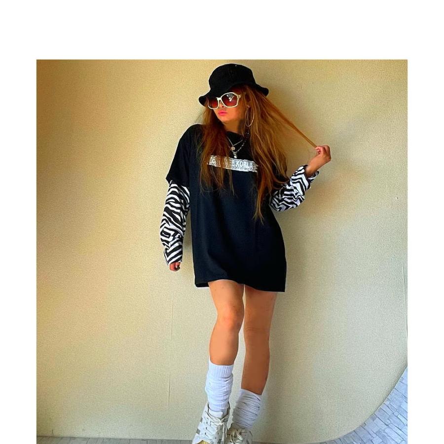 d.i.a. ゼブラ柄　長袖Tシャツ　トップス d.i.a. ゼブラ柄 長袖Tシャツ トップス d.i.a. ゼブラ柄 長袖Tシャツ