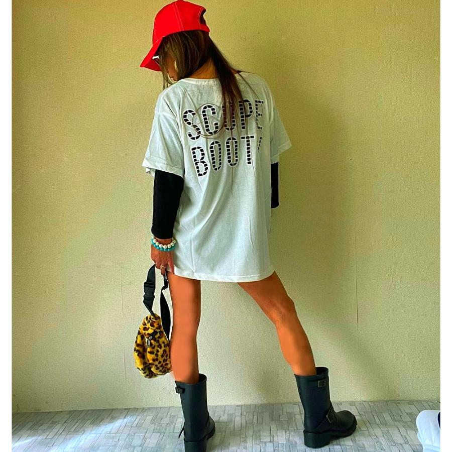 【送料無料】Tシャツ　半袖　バック　透かしロゴ　パンチングロゴ　　クリックポスト配送 |  | 01