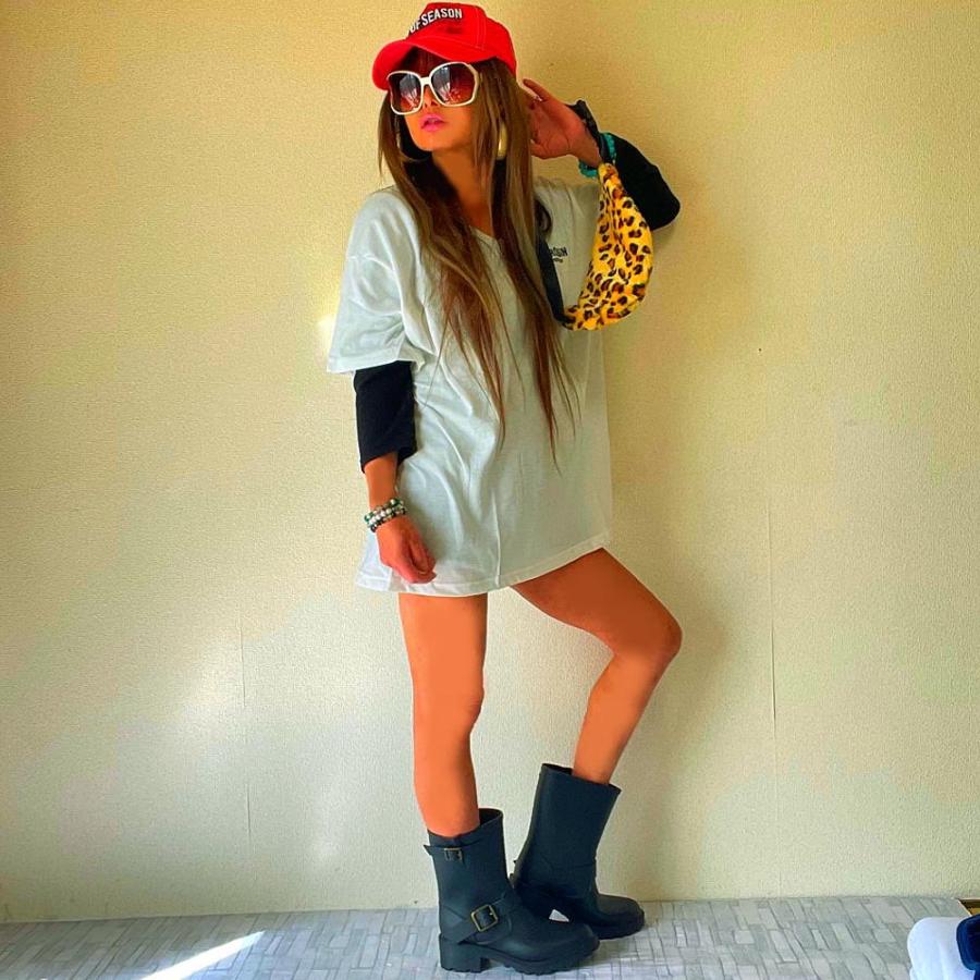 【送料無料】Tシャツ　半袖　バック　透かしロゴ　パンチングロゴ　　クリックポスト配送 |  | 04