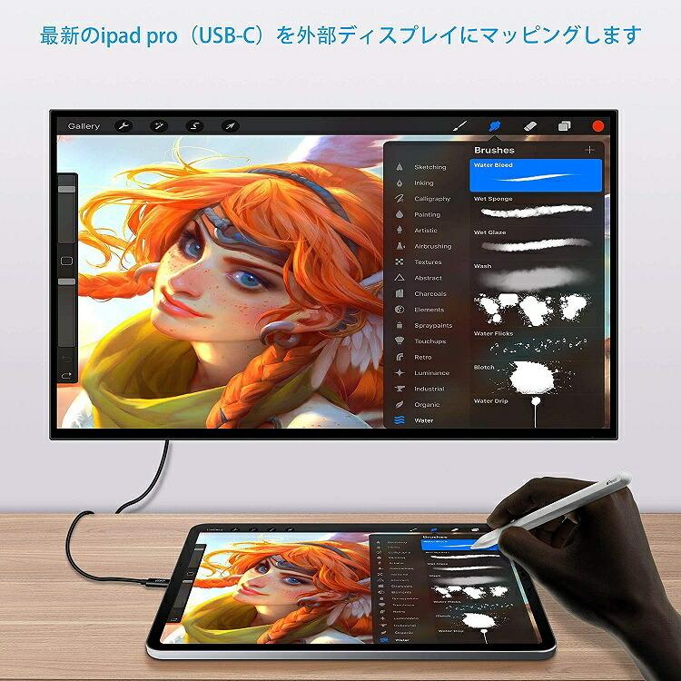 CHOETECH USB C to HDMIケーブル 1.8m 4K @60Hz CH0019 正規代理店HDMI変換ケーブル Macbook iPad Samsung｜lamp｜06