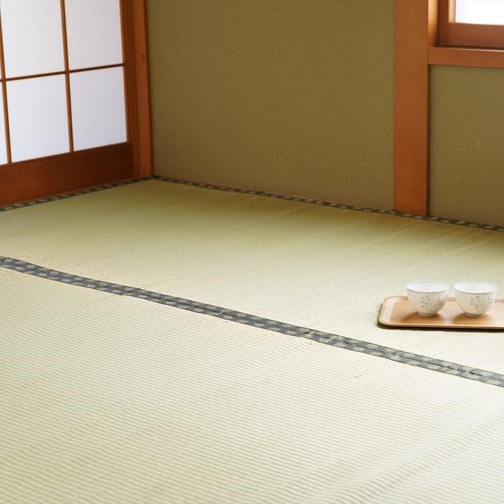 国産 日本製 い草 ござ 和室 上敷き カーペット 敷物 双目織 多サイズ 江戸間 3畳 約176×261cm