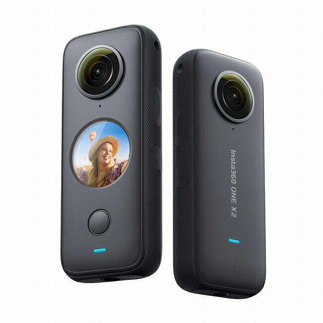Insta360 ONE X2 アクションカメラ スポーツカメラ ビデオカメラ 防水 水中撮影 手ブレ補正 パノラマ撮影 360° 5.7K
