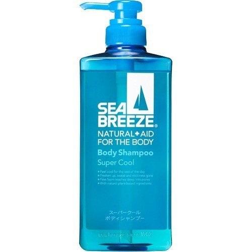 シーブリーズ スーパークール ボディシャンプー 600ml ボディソープ 夏 汗 デオドラント クール SEA BREEZE 資生堂 | 