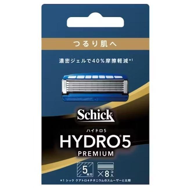 在庫処分】 シック ハイドロ5 プレミアム つるり肌へ 8個入 5枚刃 替刃