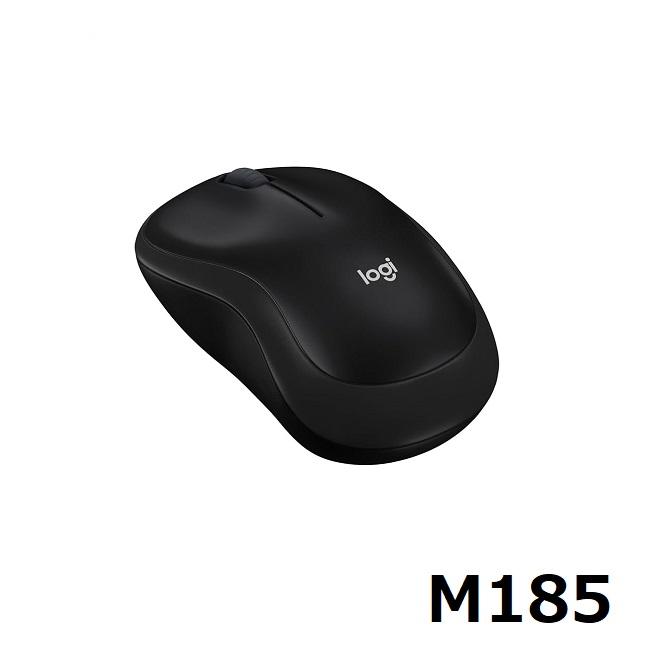 Logitech M185 マウス ワイヤレス 無線マウス ロジテック 軽量 シンプル ブラック 並行輸入品 | 