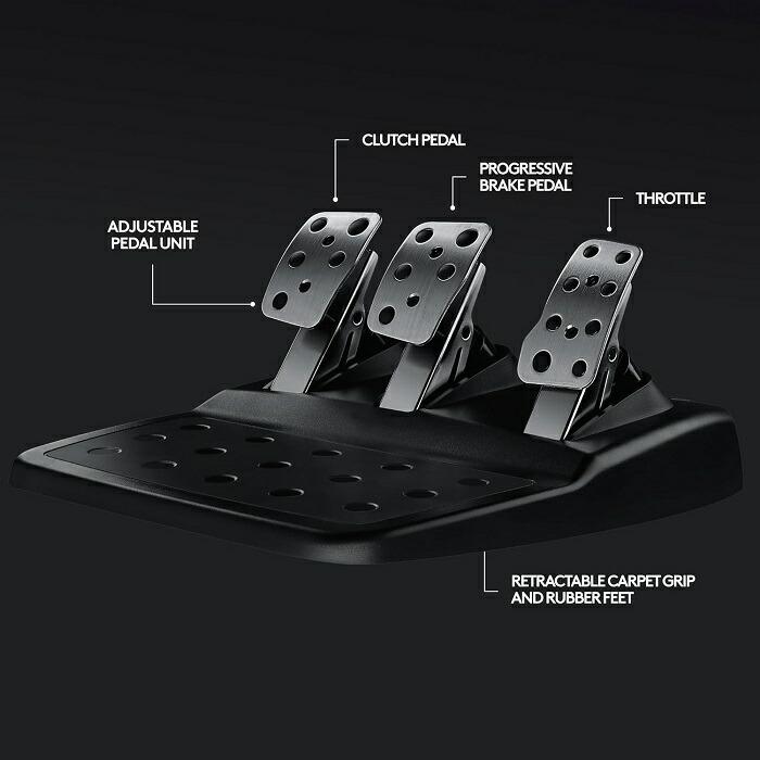 ハンコン Logitech G29 Driving Force ステアリングホイール＆ペダル\u0026シフター ロジテック ドライビングフォースの画像