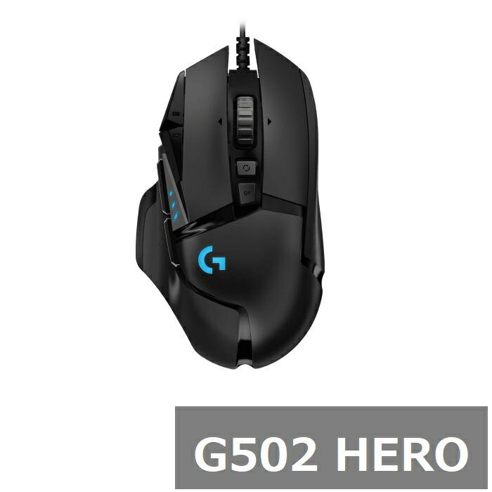 Logitech G502 HERO 有線 ゲーミングマウス ロジテック 25Kセンサー ゲーム 有線マウス ブラック 並行輸入品 | 