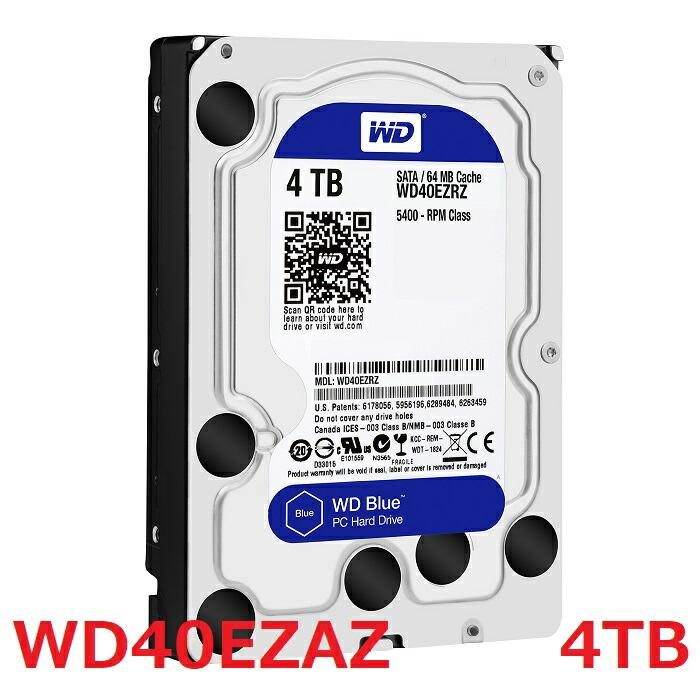 Western Digital WD BLUE WD40EZAZ HDD 4TB ウエスタンデジタル