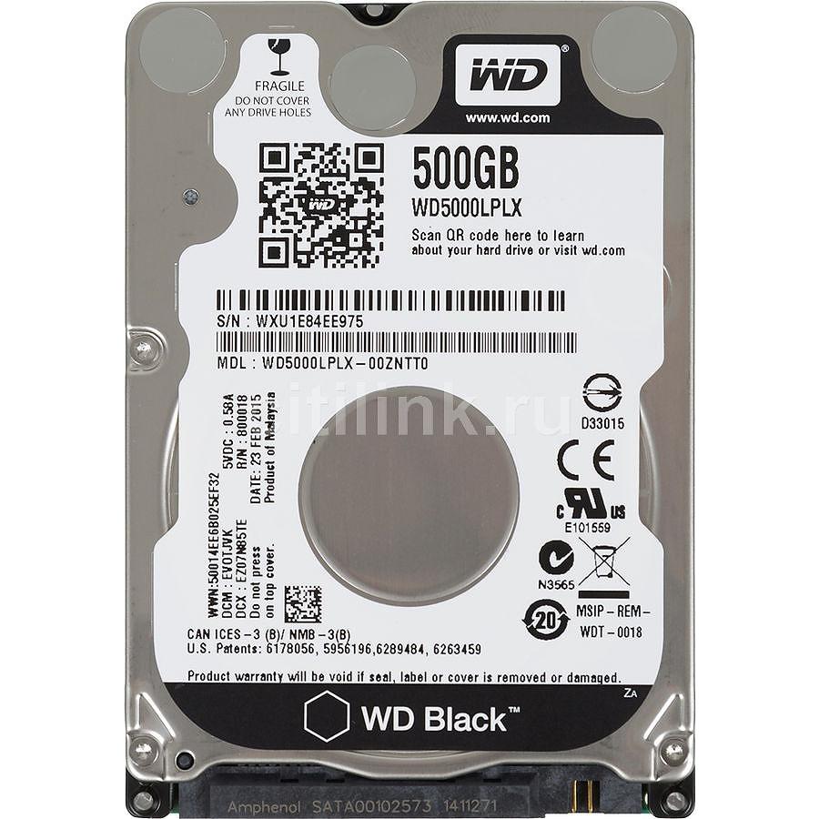 【在庫処分】 Western Digital WD BLACK HDD 500GB WD5000LPLX ウエスタンデジタル ハードドライブ 並行輸入品 |  | 01
