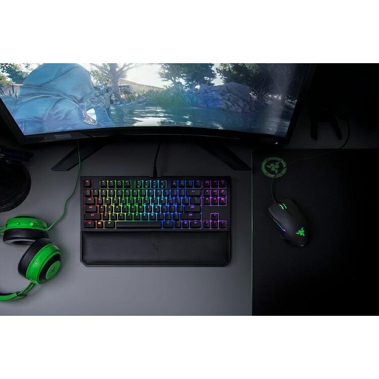 史上一番安い Razer ゲーミング キーボード RZ03-02190100-R3M1 英語配列レイザー メカニカル Black Widow Tournament Edition Chroma V2 GRN ENG