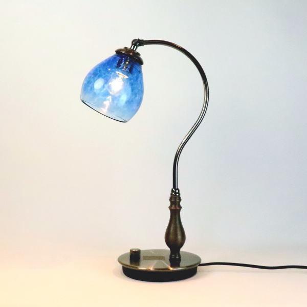 テーブルライト テーブルランプ 節約 Azzurro Glass Studio 卓上ランプ