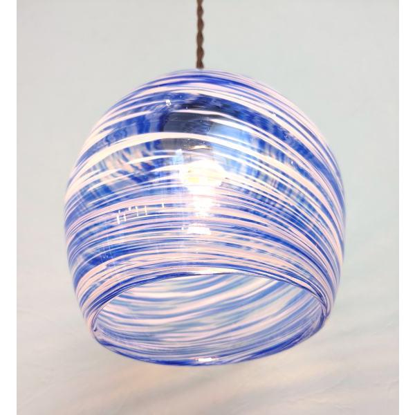 ガラスランプ 琉球ガラスシーリングランプ ペンダントランプ mituboshi13