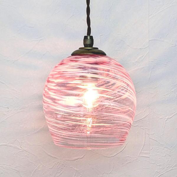 琉球ガラスシーリングランプ ペンダントランプ mituboshi14