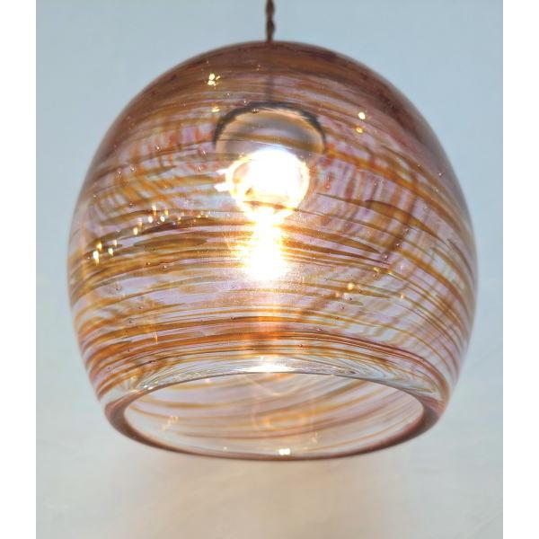 琉球ガラスシーリングランプ ペンダントランプ mituboshi3