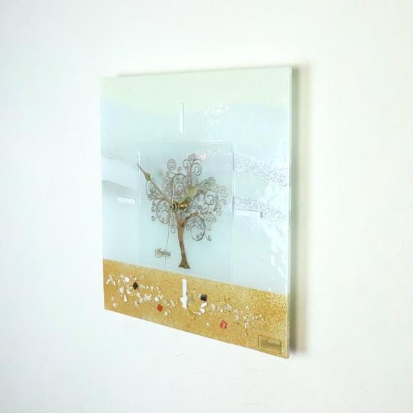 ベネチアングラス 掛け時計 ベネチアンガラス イタリア製 or2929-1