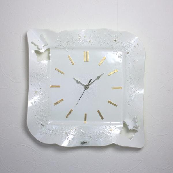 ベネチアングラス 掛け時計 ベネチアンガラス イタリア製