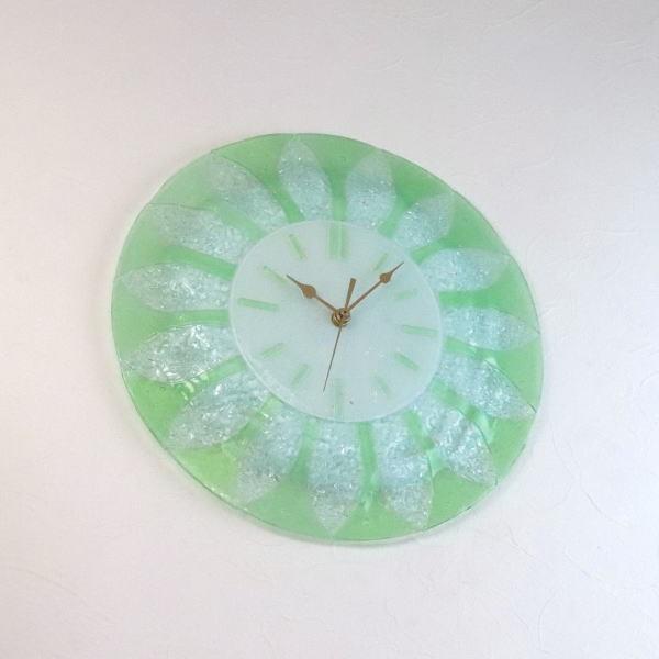 ベネチアングラス　掛け時計 ベネチアングラス 掛け時計 ベネチアンガラス イタリア製 pelt06