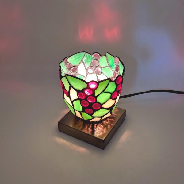 td034108 ステンドグラステーブルランプ ステンドグラス 照明