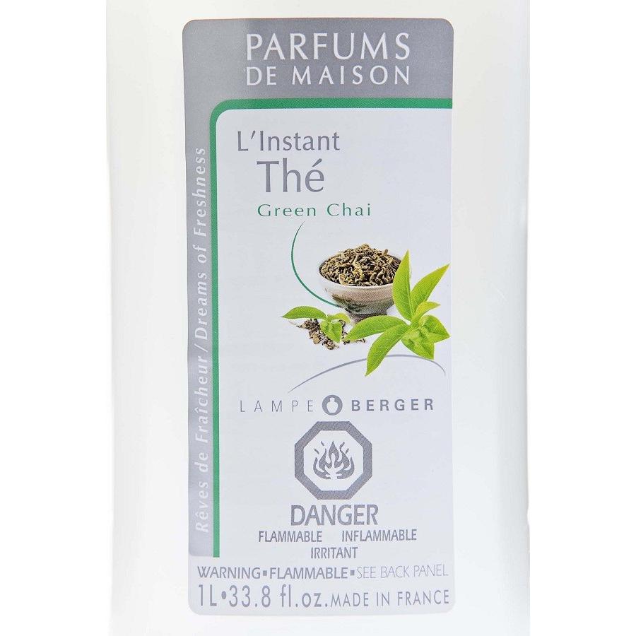 ランプベルジェ アロマオイル 緑茶 グリーンチャイ 1L : ランプ
