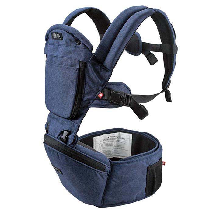 【専用品】miamily Hipster Plus 抱っこ紐 ネイビー 訳あり ミアミリー MiaMily ヒップスタープラスヒップシート 抱っこ紐
