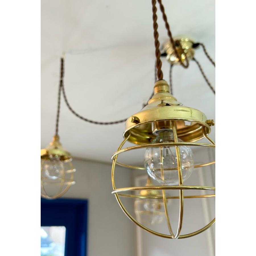 シャンデリア LED 照明 マリンランプ 真鍮 インダストリアルペンダントランプ 5灯 送料無料 5 direction LAMPLAMP -Royal Lamp Works-(R)_3