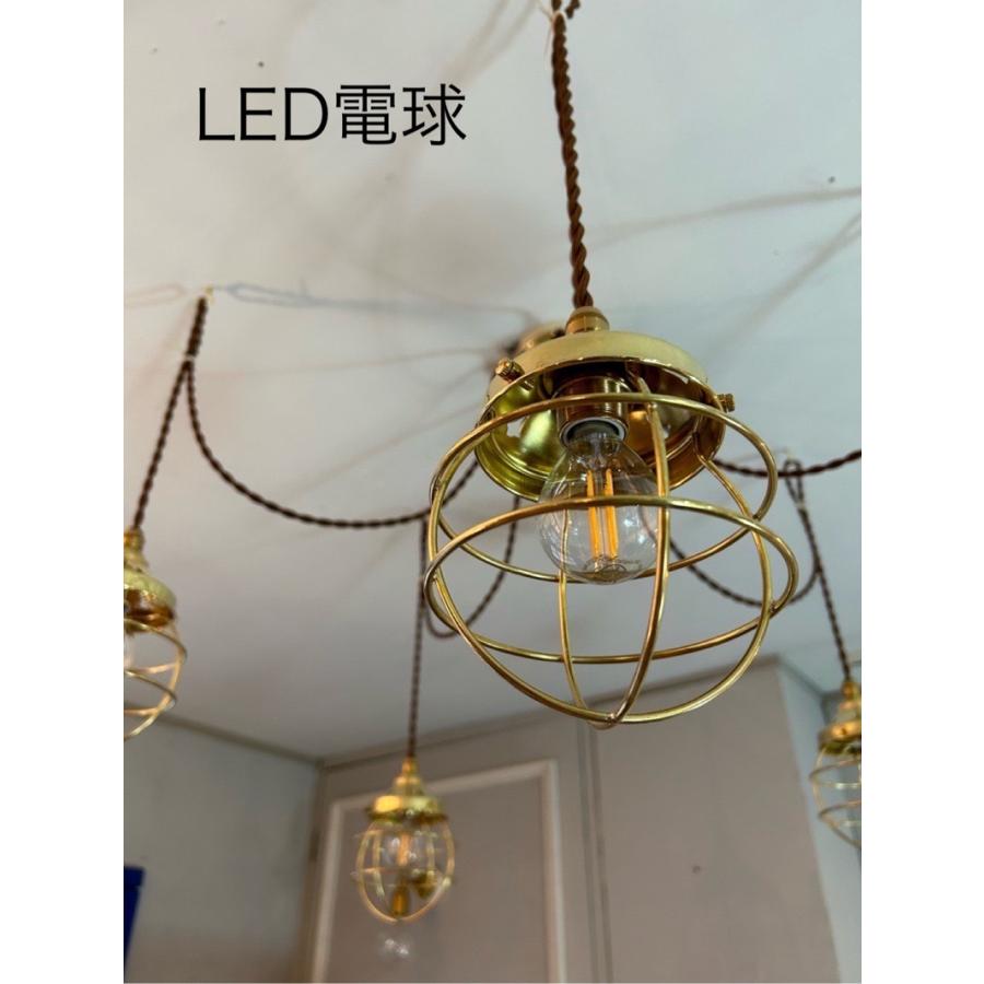 シャンデリア LED 照明 マリンランプ 真鍮 インダストリアルペンダントランプ 5灯 送料無料 5 direction LAMPLAMP -Royal Lamp Works-(R)_7