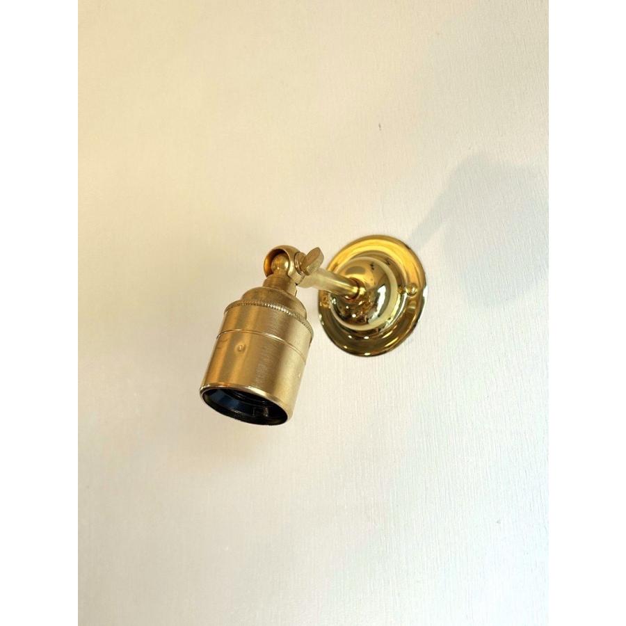 ブラケットライト 洗面 LED 壁掛けランプ 真鍮 インダストリアル照明 moving short arm bracket 日本製 送料無料 LAMPLAMP -Royal Lamp Works-_6