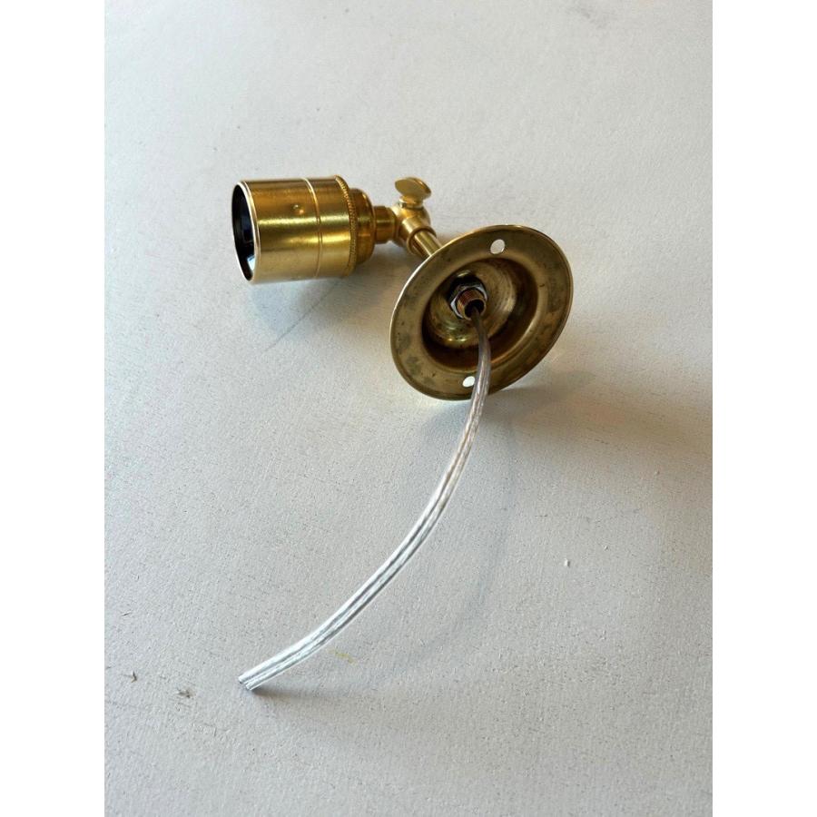 ブラケットライト 洗面 LED 壁掛けランプ 真鍮 インダストリアル照明 moving short arm bracket 日本製 送料無料 LAMPLAMP -Royal Lamp Works-_8