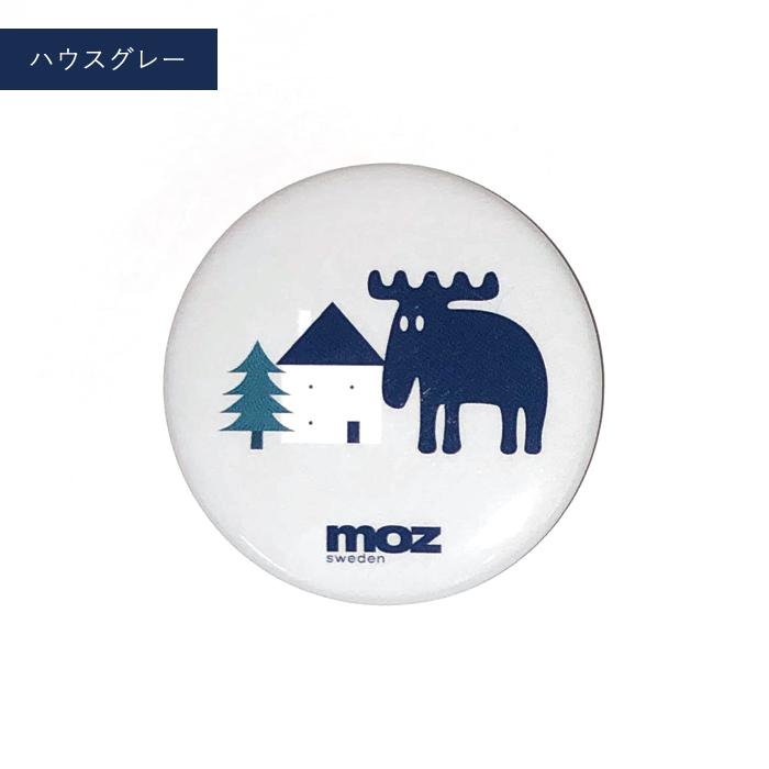 moz（モズ） 缶バッジ [トートバッグアクセサリー エルク シカ