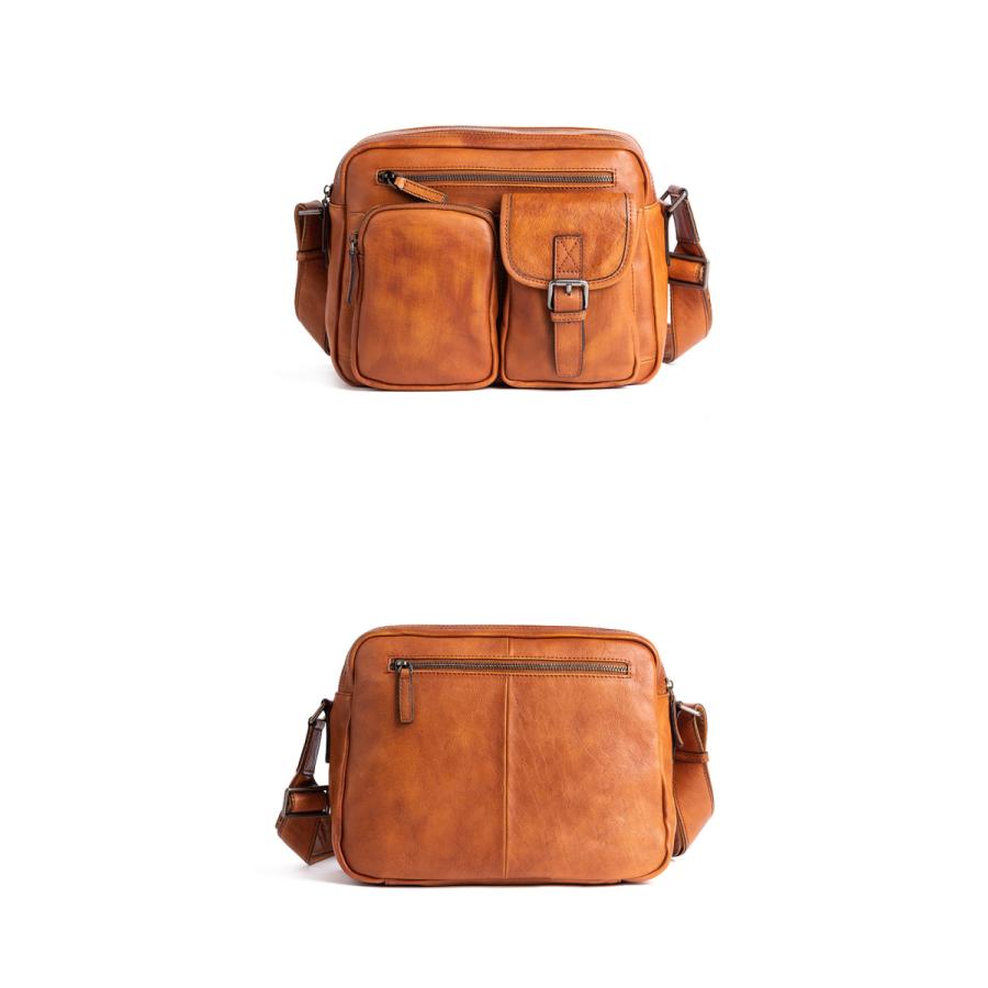 新品 本革 ショルダーバッグ メンズ アンティーク 斜め掛け鞄 