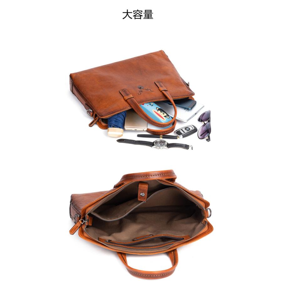 人気新作 本革 牛革 レザー ハンドメイド メンズ 斜めがけ 2way ヌメ
