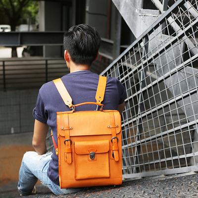 ハンドメイド 手縫い レザーリュック イタリアンレザー 【公式通販】